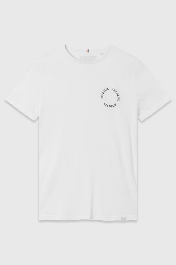 T-SHIRT LES DEUX - 201303 WHITE/RAVEN